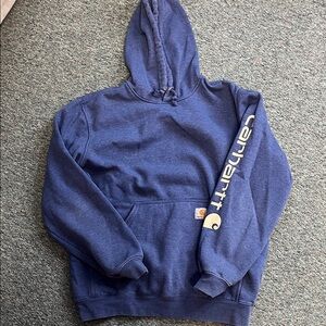 Carhartt Navy Pullover Hoodie